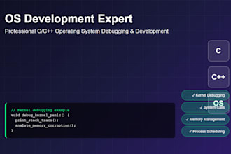 debug and code operating system projects in c and cpp
