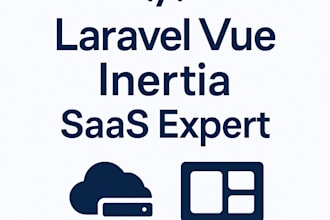 develop scalable saas product with laravel vue js  inertia