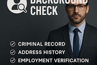 provide a full public record and background report