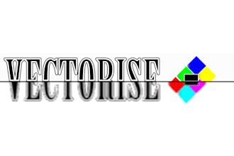 vectorize or redraw logo or sketch