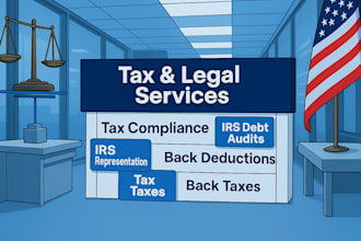 help you with irs audit and back taxes as a US CPA tax attorney
