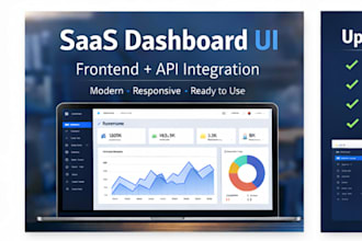 build a professional web dashboard with API integration