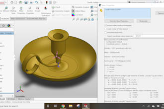create a 3d model or drawing of any part in solidworks