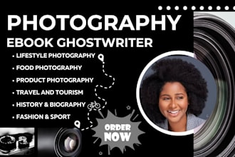 write photography ebook, travel guide, lifestyle workbook journal online course