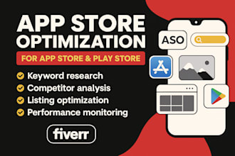 do app store optimization aso, for play store and app store