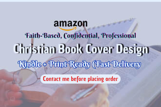create christian book cover and religious book cover for amazon kindle