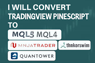 convert tradingview pinescript to mql5 mql4, ninjatrader, thinkorswim, quantower