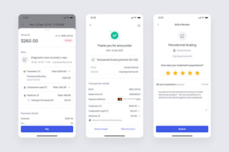 create medical billing app, reporting and invoicing app, healthcare software