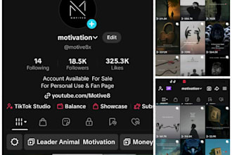 create viral motivational photos for tiktok organic growth