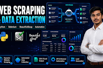python web scraping, data scraping, and data mining, python script
