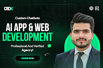develop ai website, ai app, ai saas with enterprise grade solutions