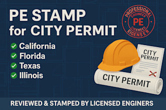 licensed engineering drawing, architect stamp, mep, nj, nc, sc, az, oh pe stamp