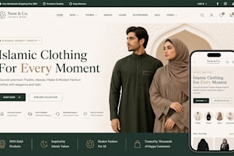design islamic clothing store thobes website modest fashion islamic wear store