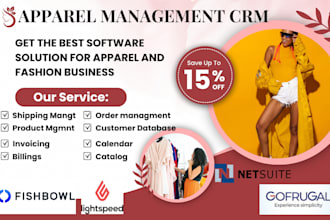setup apparel management netsuite mindbody lightspeed fishbowl gofrugal crm