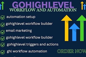 setup go high level automations workflow, gohighlevel email sequences
