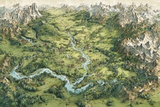 make an amazing world or regional custom fantasy map