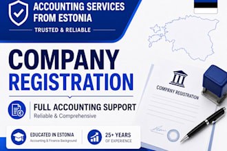 support from estonia, company registration and accounting