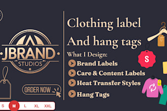 design clothing label, tags, hang tags, neck label, shopping tag, price tags