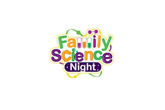design children science event logo