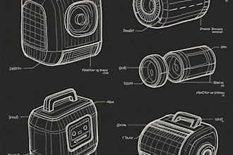 draw instruction illustrations for your product