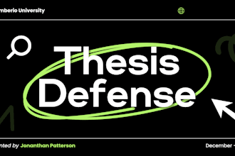 design master, phd thesis presentation, project defense slides
