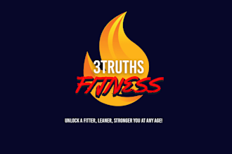 design vibrant authentic online fitness solution logo