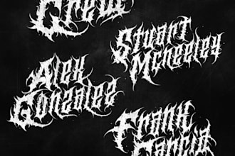 design extreme graffiti tag, nu metal, hard techno and metal band logo