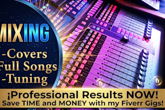 provide professional mixing and mastering for your songs
