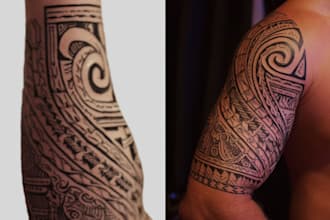design your polynesian tribal tattoo