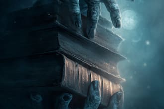 design book cover, fantasy book cover, ebook cover