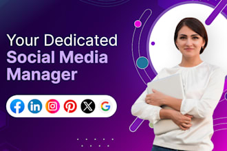 be your social media marketing manager and content creator