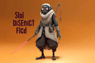 design your sci fi and star wars character