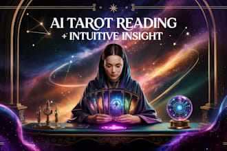 ai tarot reading and intuitive human interpretation