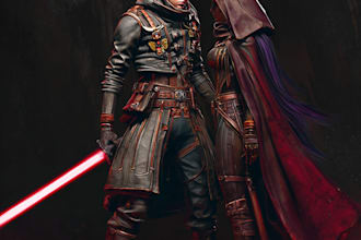 create star wars and sci fi illustration