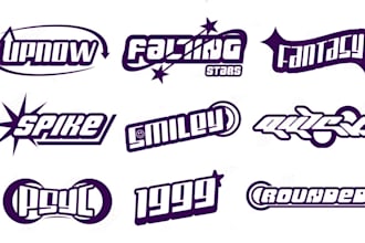 design y2k grunge streetwear logo for you