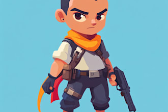 create 2d game characters and game assets