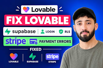 fix lovable supabase login, rls and stripe payment errors