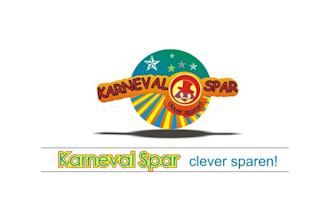 design colorful glamorous clever logo for karneval spar