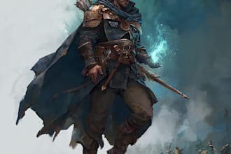 make beautiful sci fi, fantasy, dnd character portraits