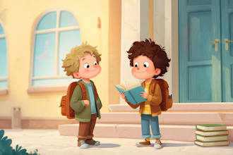 draw children book illustration story book book cover