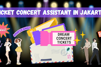 be your ticket assistant for concert in jakarta indonesia