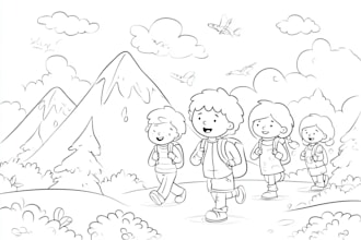 draw coloring book pages for children