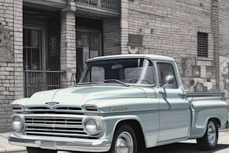 draw your favorite car into a cartoon portrait