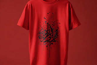 do custom watercolor style tshirt designs