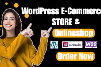 woocommerce design and  customization for your online webshop or store