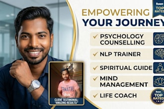 provide life coaching, nlp mindset transformation and personal growth