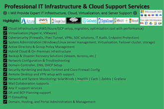 provide expert IT infrastructure and cloud support