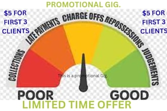 dispute negative items on your credit report