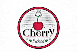 design outstanding cherry, olive, food vintage logo just in 12 hours