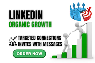 do organic promotion for linkedin profile targeted connections, growth marketing